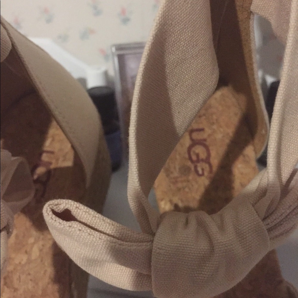 NWOB UGG Traci Espadrille Wedge Sandals - Picture 6 of 7